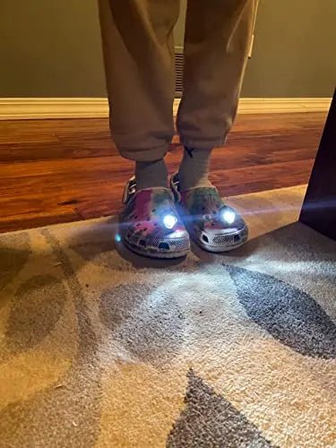 A Durable and Waterproof Shoe Charm for Nighttime Activities - Croc Lights®