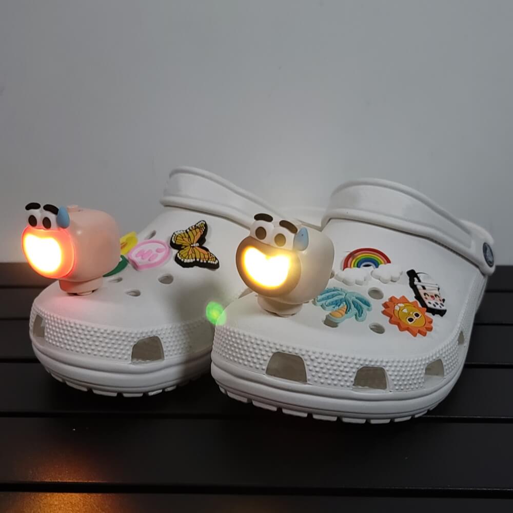 Awkward Big Mouth Monster Shoe lights - 4 Colors(2 Pack) - Croclights.com