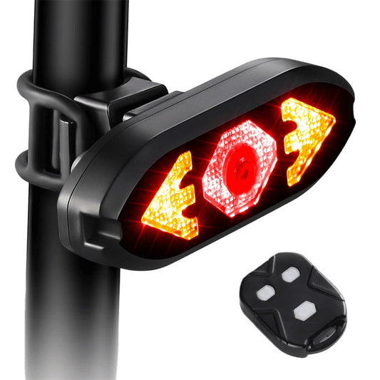 Bike Tail Light with Turn Signals - 1 Pcs - Croc Lights