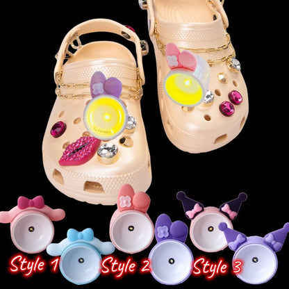 Kawaii Shoe lights - Eye - friendly - 3 Styles (2 Pack) - Croclights.com