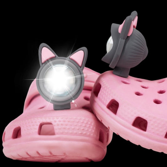 Kitten Ears Croc Lights - 2 Pcs - Croc Lights