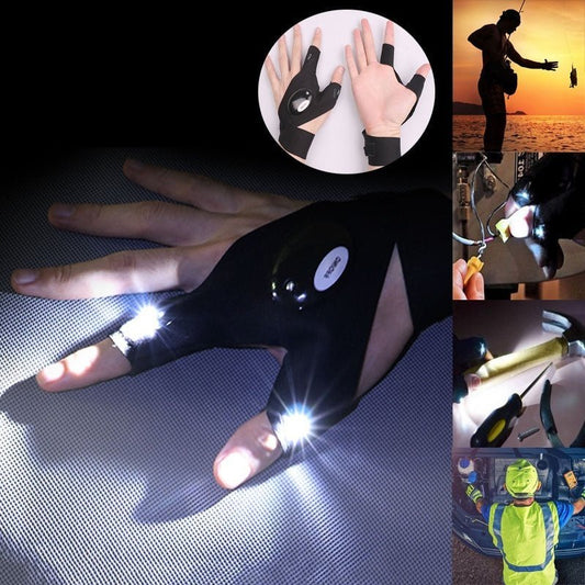 LED Flashlight Gloves(2 Pack) - Rechargeable - Croclights.com