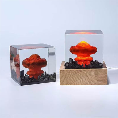 Nuke lamp - Nuclear lamp - Mushroom Cloud Nuclear Explosion Lamp - Croclights.com