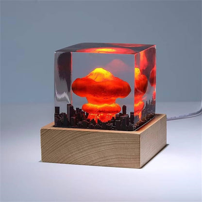 Nuke lamp - Nuclear lamp - Mushroom Cloud Nuclear Explosion Lamp - Croclights.com