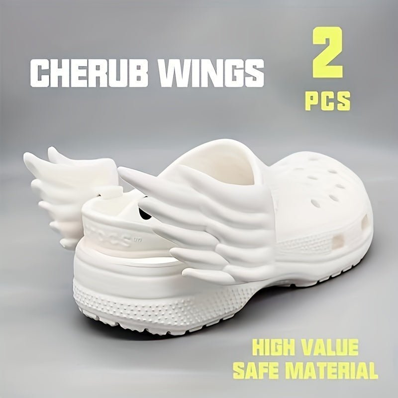 Shoe Cool Fly Wing Charms (2 Pcs) - Croclights.com