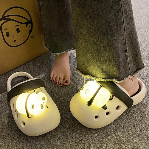 Shoe Lights - Panda (2 Pcs) - Croclights.com