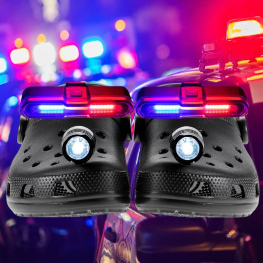 Shoe Police Lights (1 Pcs) - Croclights.com