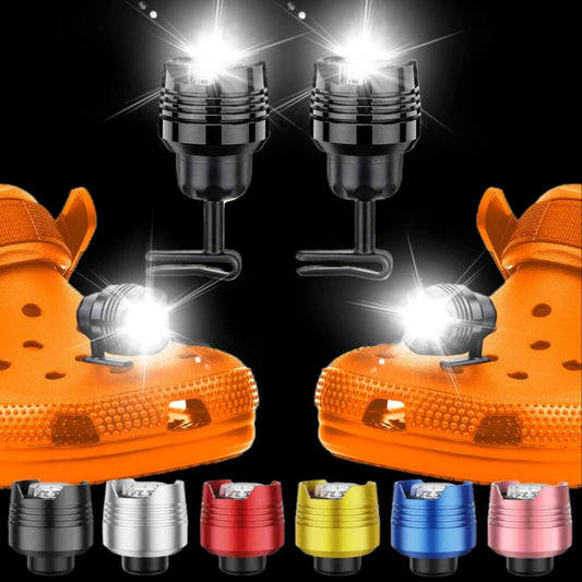 Universal Shoe Lights - Aluminum Alloy Material(2 pack) - Rechargeable - Croclights.com