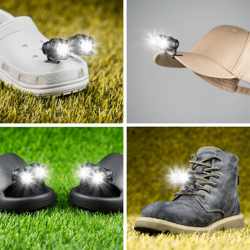 Universal Shoe Lights - Aluminum Alloy Material(2 pack) - Rechargeable - Croc Lights®